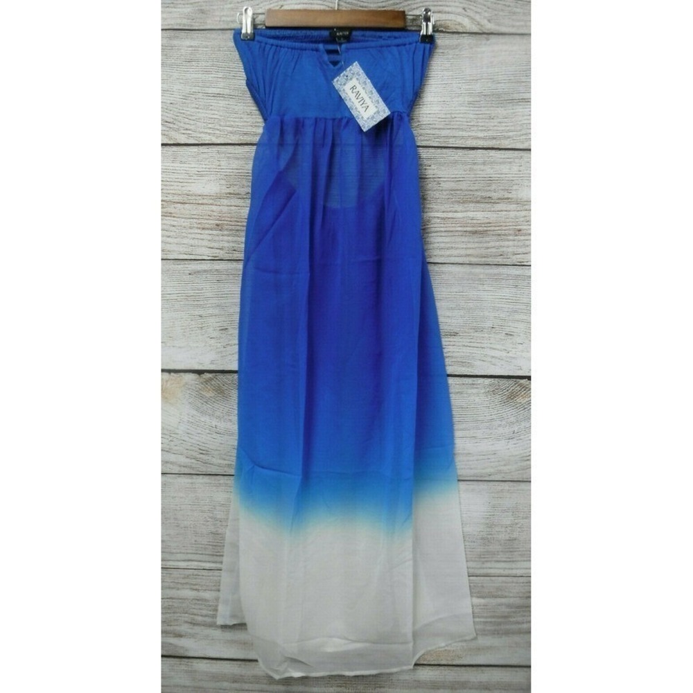 Raviya Swim Cover-Up Womens Size Small Sheer Long Open Back Swim Cover New